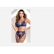 thumbnail image 1 of VISgogo Lencería sexy para mujer, ropa interior de muñeca con vendaje exótico, conjunto de tirantes con frente de celosía VISgogo moda, 1 of 2