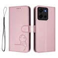 thumbnail image 2 of For Motorola Moto G 5G 2025 Litter Panda Embossing Leather Phone Case with RFID Blocking Card Slot Wallet Magnetic Clasp Lanyard Flip Stand Case,Pink,For Moto G 5G 2025, 2 of 9