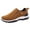 Brown, variant on Women's Breathable Shoes Business Casual Shoes Comfortable & Lightweight Slip on Work Flats