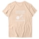 thumbnail image 2 of Fiudx Liquidación de Ofertas Flash Blusa de Manga Corta con Estampado de Moda para Mujer, Divertida Camiseta con Cuello Redondo, 2 of 3