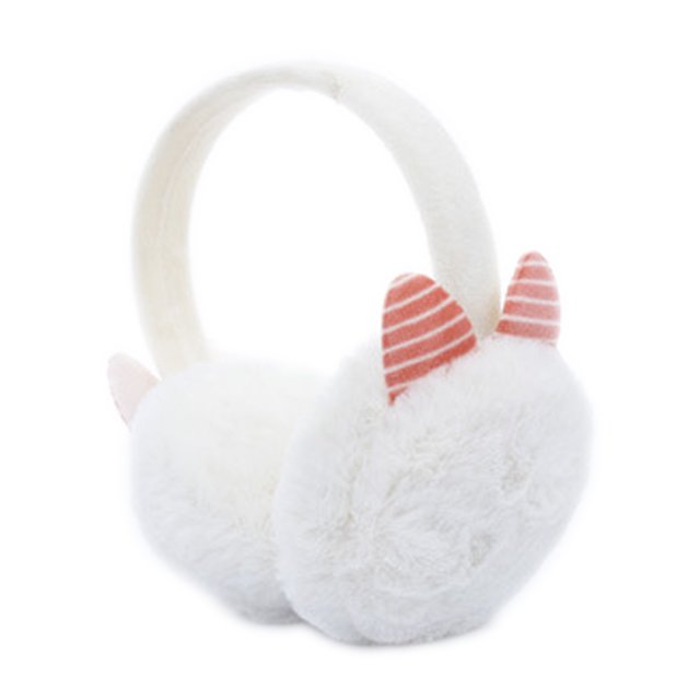 Orejeras esponjosas para el clima, diadema cálida para invierno, lindos calentadores de orejas holgados