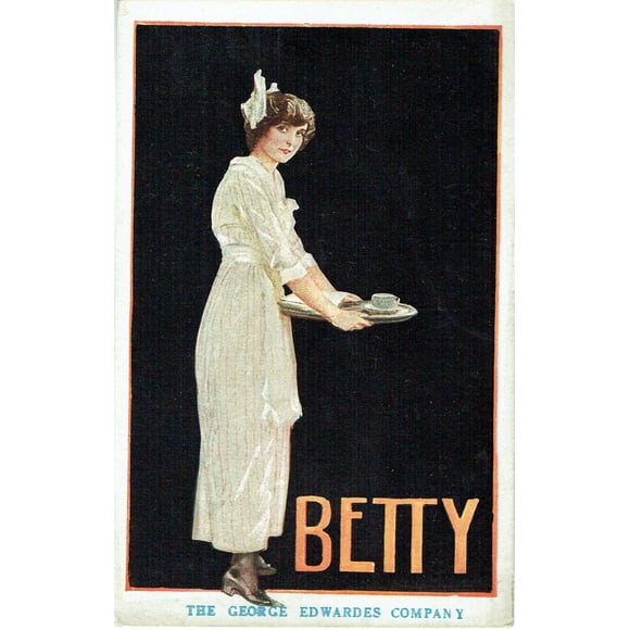 Betty, par Frederick Lonsdale et Gladys Unger Imprimé par la Collection de Diamants Michael Marie Evans Photothèque