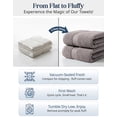 thumbnail image 3 of LANE LINEN Plush Bath Towel Set of 24 - 100% Ring Spun Cotton, Ultra-Absorbent & Superior Softness - Platinum, 3 of 9