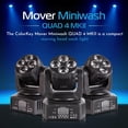thumbnail image 3 of Cabezal móvil ColorKey Mover Miniwash Quad 4 MKII LED 48W, 3 of 8