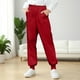 thumbnail image 1 of Cowsor Kids Solid Color Sweatpants Casual Elastic Waist Joggers Pants Comfort Loose Fit Athletic Pants Running Trousers, 1 of 7
