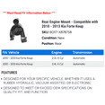 thumbnail image 2 of Rear Engine Mount - Compatible with 2010 - 2013 Kia Forte Koup 2011 2012, 2 of 2