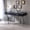 Black, variant on Writing Desk W/USB, High Gloss & Chrome Finish