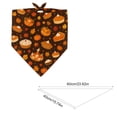 thumbnail image 3 of AYktou Fall Dog Bandanas, Thanksgiving Pet Bandana Reversible Adjustable Dog Neck Scarf, Cute Washable Pet Scarves for Halloween Holiday Parties Photography Medium Large Dogs Festive Dress Up, 3 of 6