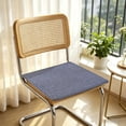 thumbnail image 6 of Chair Cushions with Straps Non Slip Cotton Linen Summer Squares 16x16 Inch for Dining Room Kitchen Chair, 6 of 6