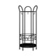 thumbnail image 4 of Soporte De Redondo De Hierro, Soporte De De Pie Para Barras De Oficina En Casa, Negro BLESIY Soporte de almacenamiento, 4 of 8