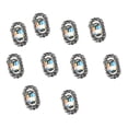 thumbnail image 4 of 10 Piezas Pedrería Brillante de Clavos de Cristal Consejos Decoración jinwen  Nail Art Diamond Tips, 4 of 7