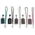 thumbnail image 2 of Flmtop Retractable ID Badge Neck Lanyard Rhinestone Case Name Tag Card Holder Cover, 2 of 8