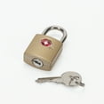 thumbnail image 3 of Protege Key Luggage Locks, Gold, Set of 2, 3 of 11