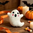 thumbnail image 4 of Bulk Halloween Ghost Plush Toys, 6 Assorted Mini Stuffed Ghost Figures, Non-Candy Trick or Treat Goodie Bag Fillers, Party Favor Gifts for Kids, 4 of 8