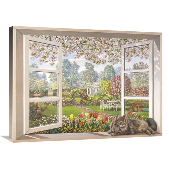 Global Gallery's 'Giardino italiano' by Andrea Del Missier Stretched Canvas Wall Art
