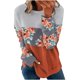 thumbnail image 2 of ICHUANYI Liquidación Mujeres Moda Impreso Casual Cuello Redondo Manga Larga Suelta Camiseta Blusa Tops ICHUANYI WER202308230498, 2 of 8
