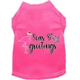 thumbnail image 4 of Christmas Pet Dog  Cat Shirt Screen Printed, "Seas and Greetings", 4 of 11
