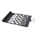 thumbnail image 4 of Juego de Ajedrez de Backgammon Enrollable, Mini Juego de Mesa Portátil de PU para Niños, Viajes Al Aire Libre, Juego de Mesa de Backgammon Familiar, 4 of 10
