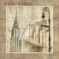 thumbnail image 3 of Mallett, Keith 20x20 Black Modern Framed Museum Art Print Titled - New York Serenade, 3 of 5