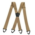 thumbnail image 1 of Tirantes elásticos y resistentes para hombre, accesorios de disfraces, ajustables y cómodos de 3,8 cm (1,5 pulgadas). Beige 4 ganchos, 1 of 8