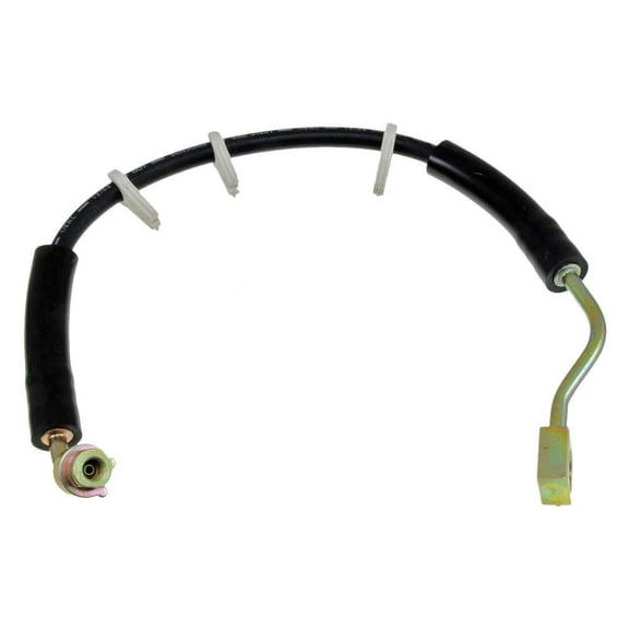 KarParts360 For Ford E-250 Econoline 1994 Brake Hydraulic Hose | EPDM Rubber | Black | Flexible Hose | Stamped Steel Bracket | 17.88 Inches Axis 1 Length | Replacement For F1LY-2A478-A, F4UZ-2078-B