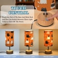 thumbnail image 3 of Touch Control Table Lamp with LED Bulb Bedside Lamp for Bedroom Living Room Black Cat and White Cat, 3 of 8