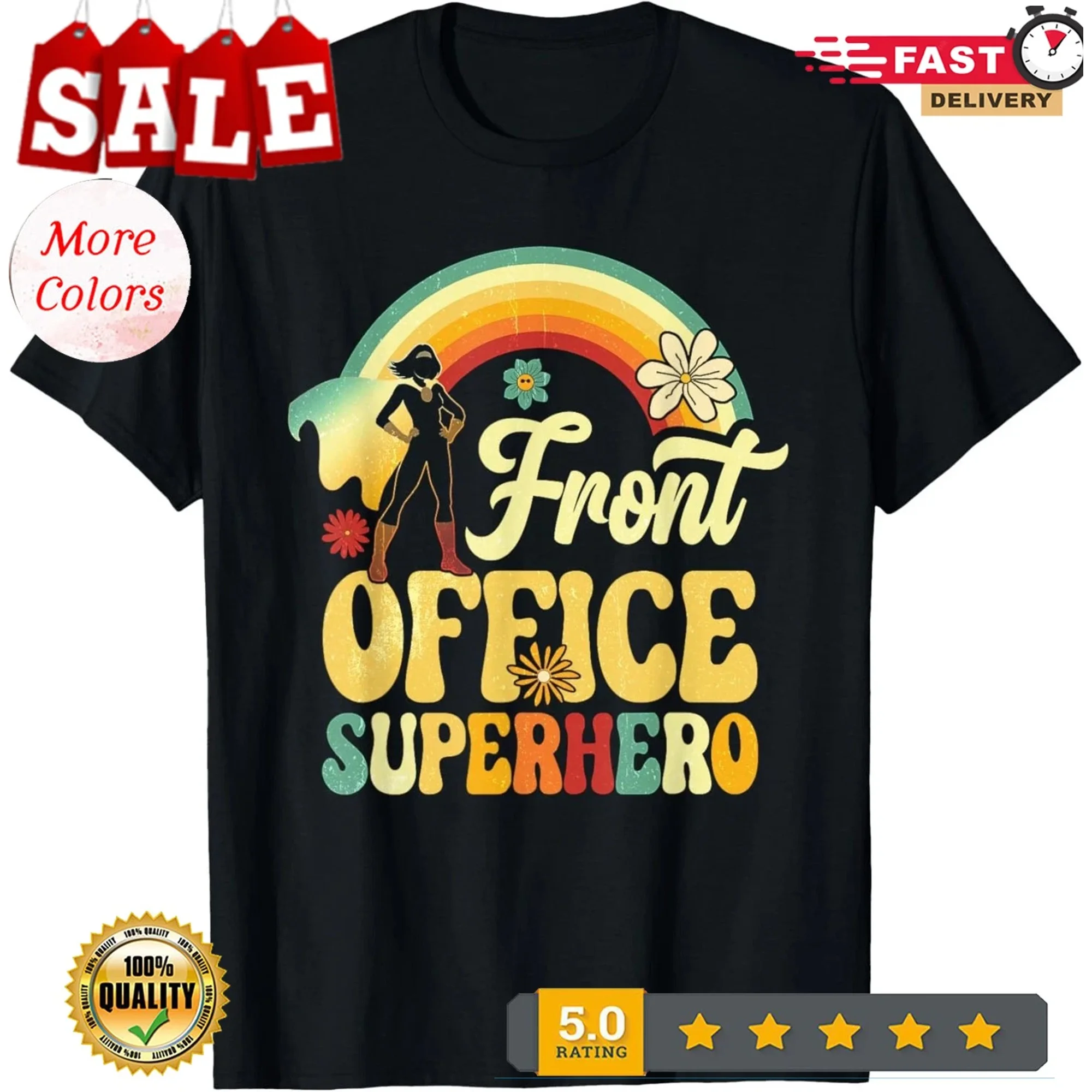 Front Office Superhero Secretary Administrative Assistant T-Shirt