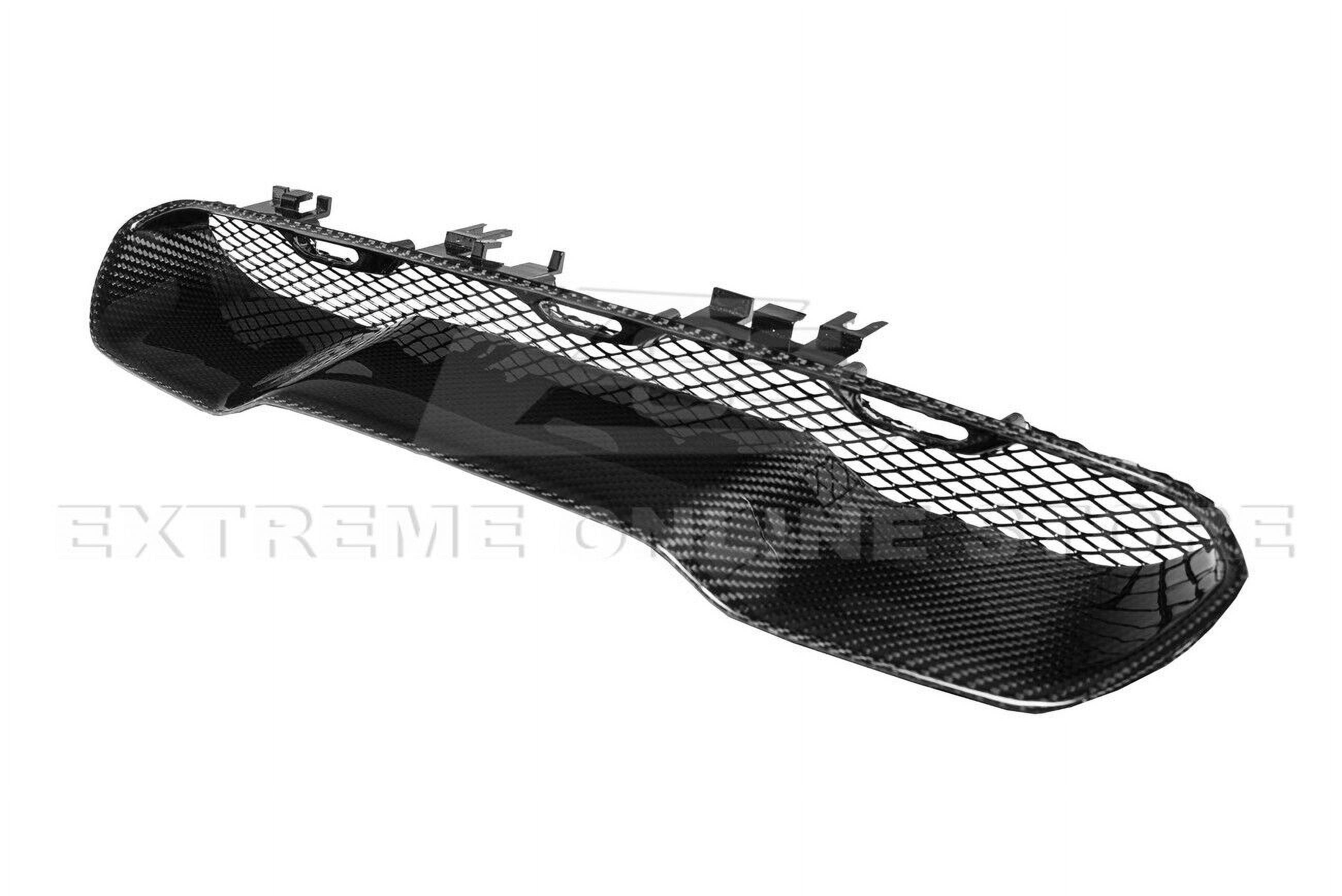 Replacement For 2021-Present Ram 1500 TRX Models | Factory Style CARBON FIBER Replacement Front Air Intake Hood Scoop Vent Trim