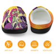 thumbnail image 5 of Teen Titans Go Slippers for Kids, Cute Soft Plush Anti-slip Fluffy Fuzzy House Slippers Warm Soft Plush Non-Slip Indoor Outdoor Slip-on Shoes for Boys Girls, 5 of 7