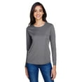 thumbnail image 2 of A4 Long Sleeve Cooling Performance Crew For Women in Graphite | NW3002, 2 of 3