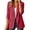 Wine, variant on Hurxie Blazers for Women Casual Oversized Open Front Cardigan Long Sleeve Jackets Business Office Business Suit Blazer Khaki,S
