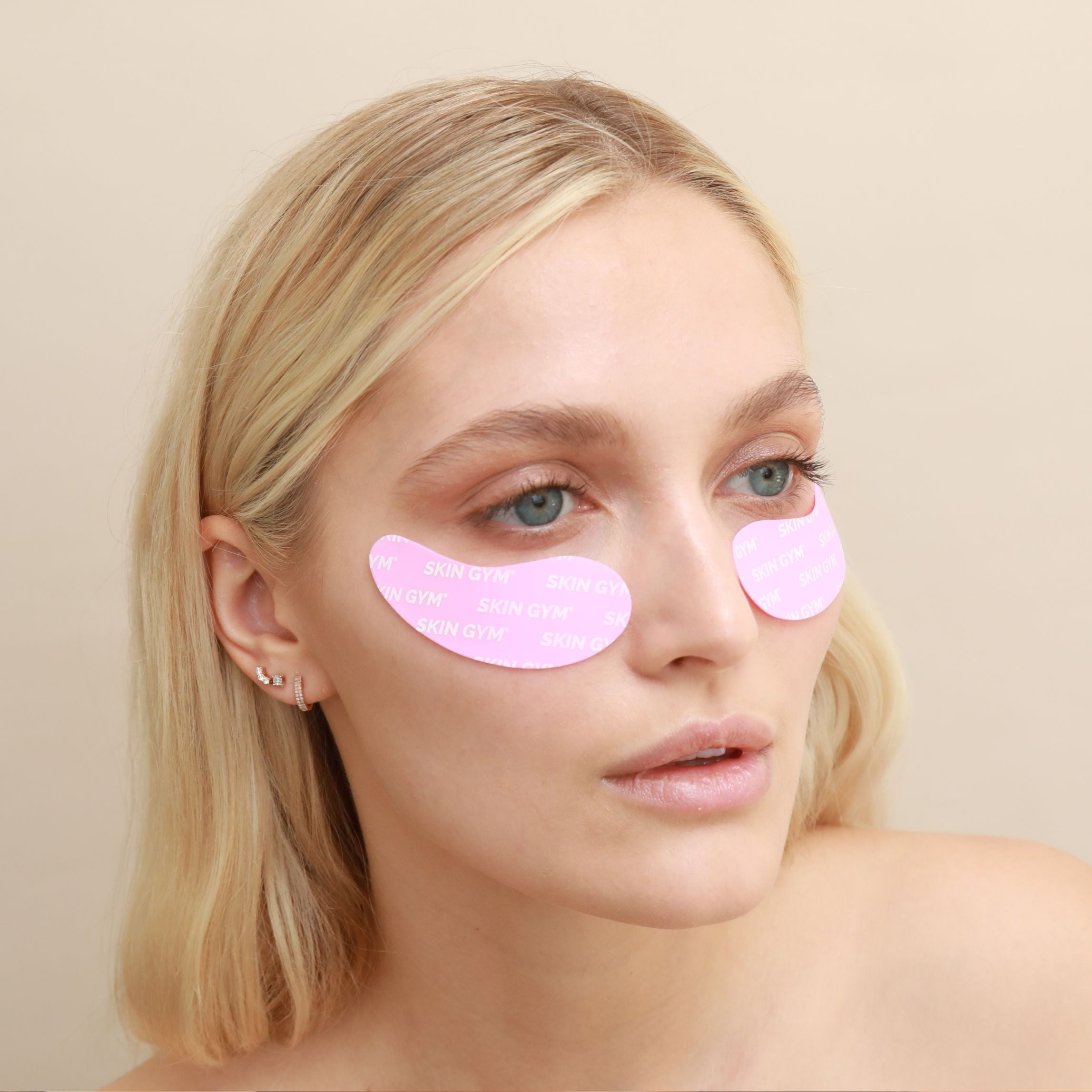 Skin Gym Reusable Eye Patches for All Skin Types, Eco-Friendly 100% Silicone Eye Masks