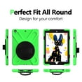 thumbnail image 4 of iPad 10.2 2020/2019 Case with Soft Screen Protector, iPad 8th Generation Case, iPad 7th Generation Case, Dteck Heavy Duty Rugged Shockproof Case with 360 Rotating Handle Stand, Green, 4 of 6