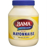 Bama Rich & Creamy Real Mayonnaise, 30 Fl Oz Jar