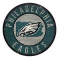 thumbnail image 1 of Fan Creations Philadelphia Eagles Wood Sign 12 Inch Round State Design, 1 of 3