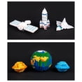 thumbnail image 3 of Space Astronaut Planet Series Micro-Diamond Building Blocks Diy Niños Juguetes De Bloques De Construcción Ensamblados Para Niños Yuarrent FN007545-06, 3 of 6