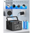 thumbnail image 2 of Reproductor de CD de casete Boombox Bluetooth 5.1 Sunoony 5000 mAh, 2 of 7
