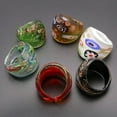thumbnail image 4 of lanema Exquisite Ethnic Inspired Muranos Glass Rings Stylish Women's Fashion Jewelry Elegant Party Accessory, 4 of 13