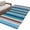 Blue, variant on Mexican Style Area Rug 4x6 Washable Rug Non Slip Colorful Mexico Stripes Purple Green Large Area Rug Indoor Floor Carpet for Entryway Bedroom Kitchen Living Room Home Office Dining Room Nursery