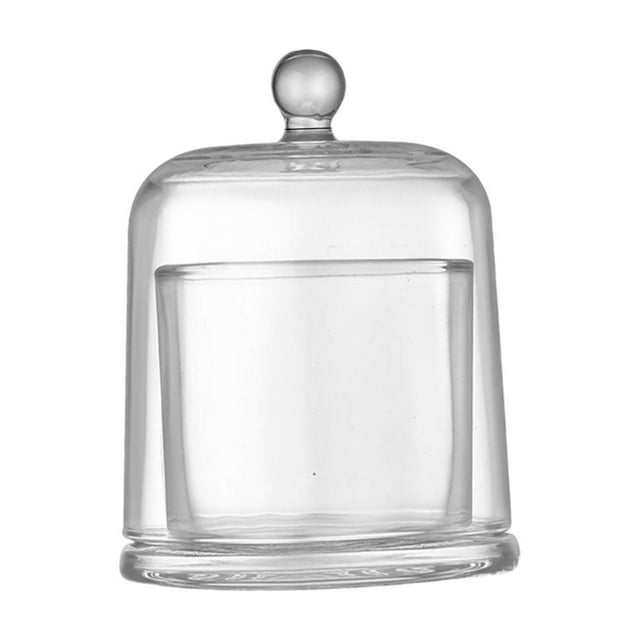 Vitrina de cristal con forma de campana para decoración del hogar, adorno de mesa, portavelas para coleccionables, joyería, luces de hadas S