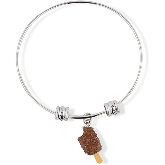 Emerald Park Jewelry Ice Cream Treat Fancy Charm Bangle