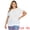 White, variant on Women's Plus Pointelle Knit Tops Casual Blouse 2X Yellow