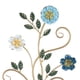 thumbnail image 3 of Decoración de pared de flores Diseño 3D Decoración de arte de pared de metal Decoración del hogar para sala de estar, 3 of 4