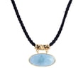 thumbnail image 2 of Gold Over Sterling Silver with Natural Aquamarine Pendant, 2 of 4
