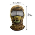 thumbnail image 4 of WJJIAO 3D Cat Ski Mask Balaclava Face Mask Men Women 2 Hole Animal Full Mask Motorcycle Cycling, 4 of 6