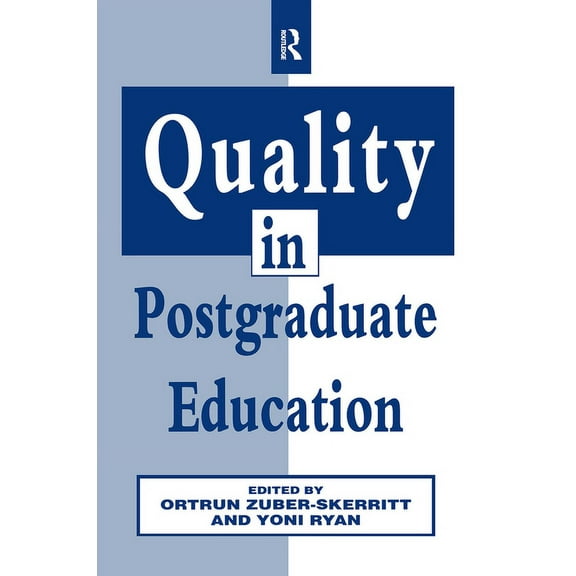 Quality in Postgraduate Education, (Paperback)