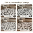 thumbnail image 7 of ODIKA 5'x7' Gray Black Geometric Charcoal Design Washable Area Rug Modern Abstract Pattern with Bold Lines for Small Living Room, Bedroom, Easy Care, Non-Shedding, Pet Friendly, 7 of 7