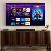 Roku Smart TV – 75- Inch Pro Series, 4K QLED Mini-LED TV – Roku TV with Backlit Voice Remote Pro