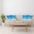 thumbnail image 4 of Ambesonne Blue Throw Pillow Cover 4 Pack, Mosaic Triangle Graphic, 20", Pale Blue, 4 of 6