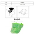 thumbnail image 3 of Bling Rhinestones Sport Hats Adjustable Summer Cap Visor Caps Unisex, 3 of 6